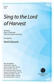 Sing to the Lord of Harvest SATB choral sheet music cover Thumbnail